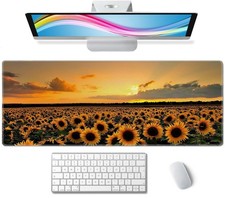 Sunflower Field Extended Big Mouse Pad Large,XL Gaming Mouse Pad Desk Pad,31....