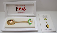 Robbe & Berking Jahresl&ouml;ffel 1993 925 Sterling Silber mit OVP und Prospekt