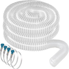 PVC Dust Collection Hose 2 1/2" X 20' - Heavy PVC Fume Collection Hose for Wo...