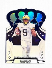 Donovan Peoples-Jones ~ 2020 Panini Chronicles Crown Royale ~ Rookie Blue #62