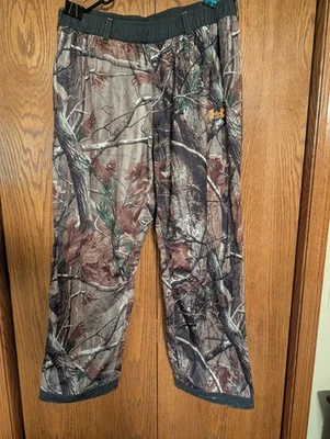 Under Armour Size XL Rain Pants Real Tree AP Camouflage - Image 1 of 4