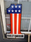VINTAGE RARE HARLEY DAVIDSON 30" PORCELAIN  SIGN # 1 MOTORCYCLE BIKER MOTOR OIL