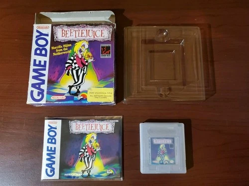 Nintendo Game Boy Beetlejuice Complete in Box GB CIB original