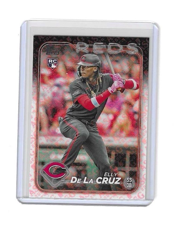 2024 Topps Series 1 All Star Game ASG Foil Elly De La Cruz #141 RC Rookie Card