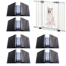 6pcs Pet Gate Stabilizer Feet Triangle Support Base Dog Gate Support Plastic