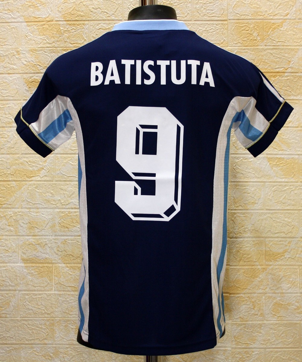 Argentina national team 1998 soccer jersey Batistuta #9 | eBay