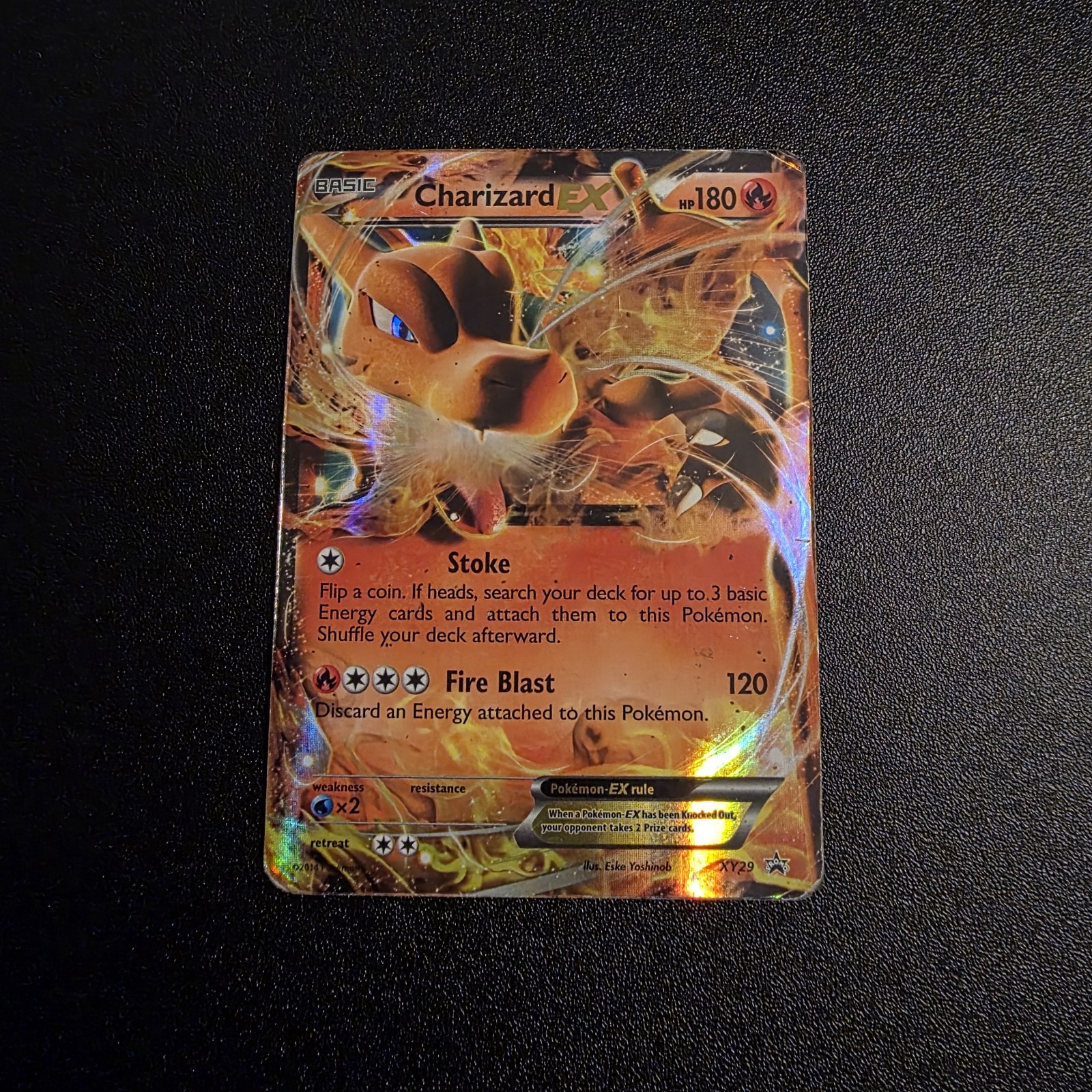 Pokemon Charizard EX XY29 Black Star Promo Holo Ultra Rare Card