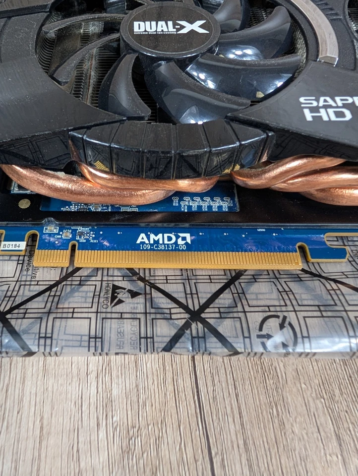 Sapphire Dual-X Radeon HD 7950 3GB GDDR5 Graphics Card PCI-E HDMI DVI Untested - Image 4 of 4