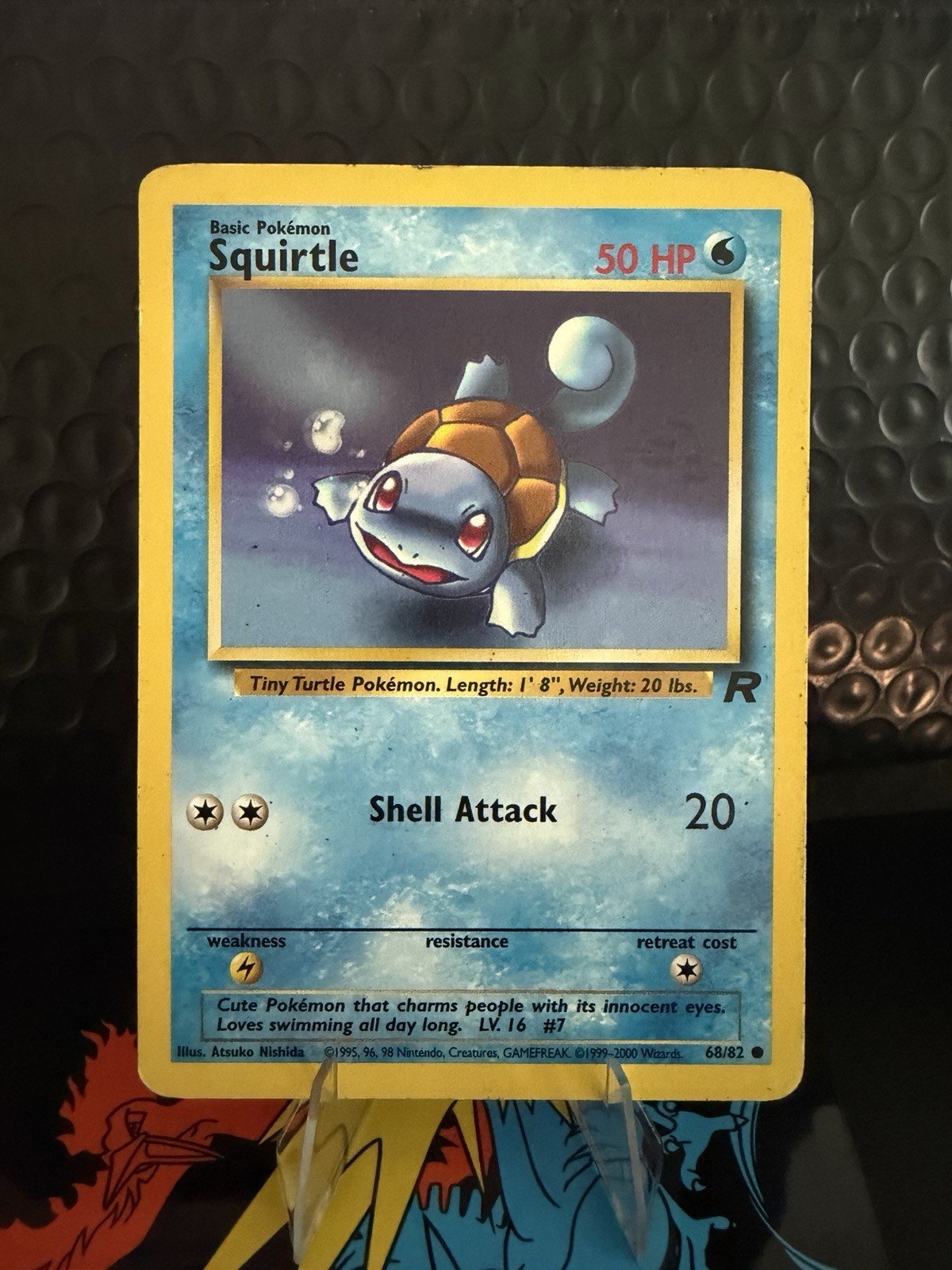 Wizards of the Coast Squirtle 68/82 Team Rocket Unlimited Eng 1999 50HP Common