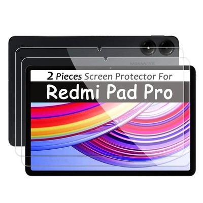2 Pieces HD Scratch Proof Screen Protector Tempered Glass For Xiaomi Redmi Pad