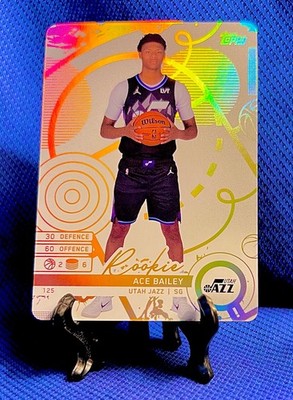 ACE BAILEY 2025-26 Topps Attax White Foil #128 RC JAZZ    