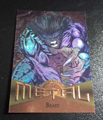 1995 FLEER METAL MARVEL COLLECTIBLE CARD SP #1 BEAST NRMT-MT L@@K!!!