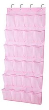 Kids Shoe Organizer Door Hanging Baby Closet Storage Over The Rack Pink