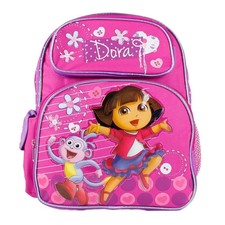 Small Backpack - Dora the Explorer - Jump w/Boots 12" School Bag NEW