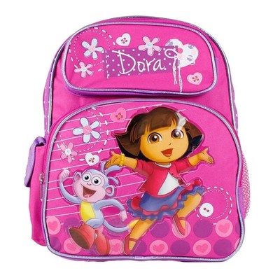 Small Backpack - Dora the Explorer - Jump w/Boots 12'' School Bag NEW
