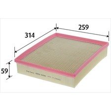 Luftfilter VALEO 585558 für VW Amarok