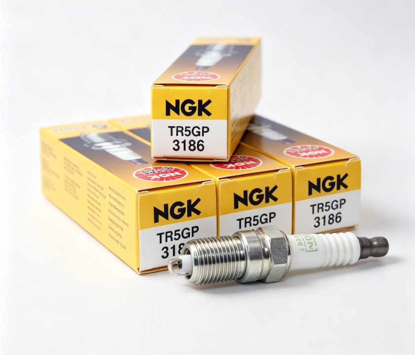 4 Pack Genuine NGK 3186 G-Power Spark Plugs TR5GP for GM Ford Mercedes Volvo