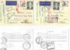 1981 REFERENDUM CALL POSTCARD. TWO DIFFERENT x AUSTRALIA AND CANADA. VEDI