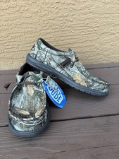 HEY DUDE CAMOUFLAGE MENS WALLY REALTREE EDGE BROWN/NATURAL SiZE M10