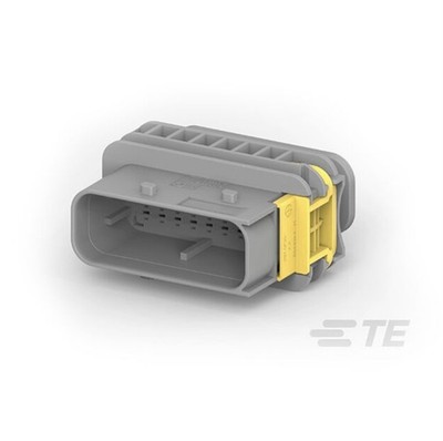 TE HDSCS 15-Pin Hybrid Tab Housing Male Plug Gray Code B Sealed 2-1564530-1