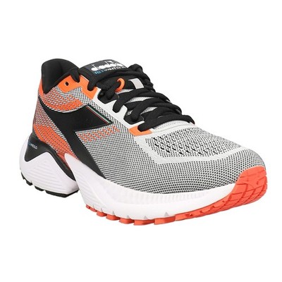 Diadora Running Shoes Mens 11.5 Lace Up Mythos Blushield Cushioned Gray Orange Amazon.com | Diadora Mens Mythos Blushield Vigore Running  main image 3