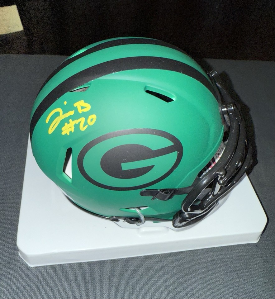 Packers Rave Helmet Javon Bullard Signed Rave Green Bay Packers Mini Helmet JSA WITNESS COA ...
