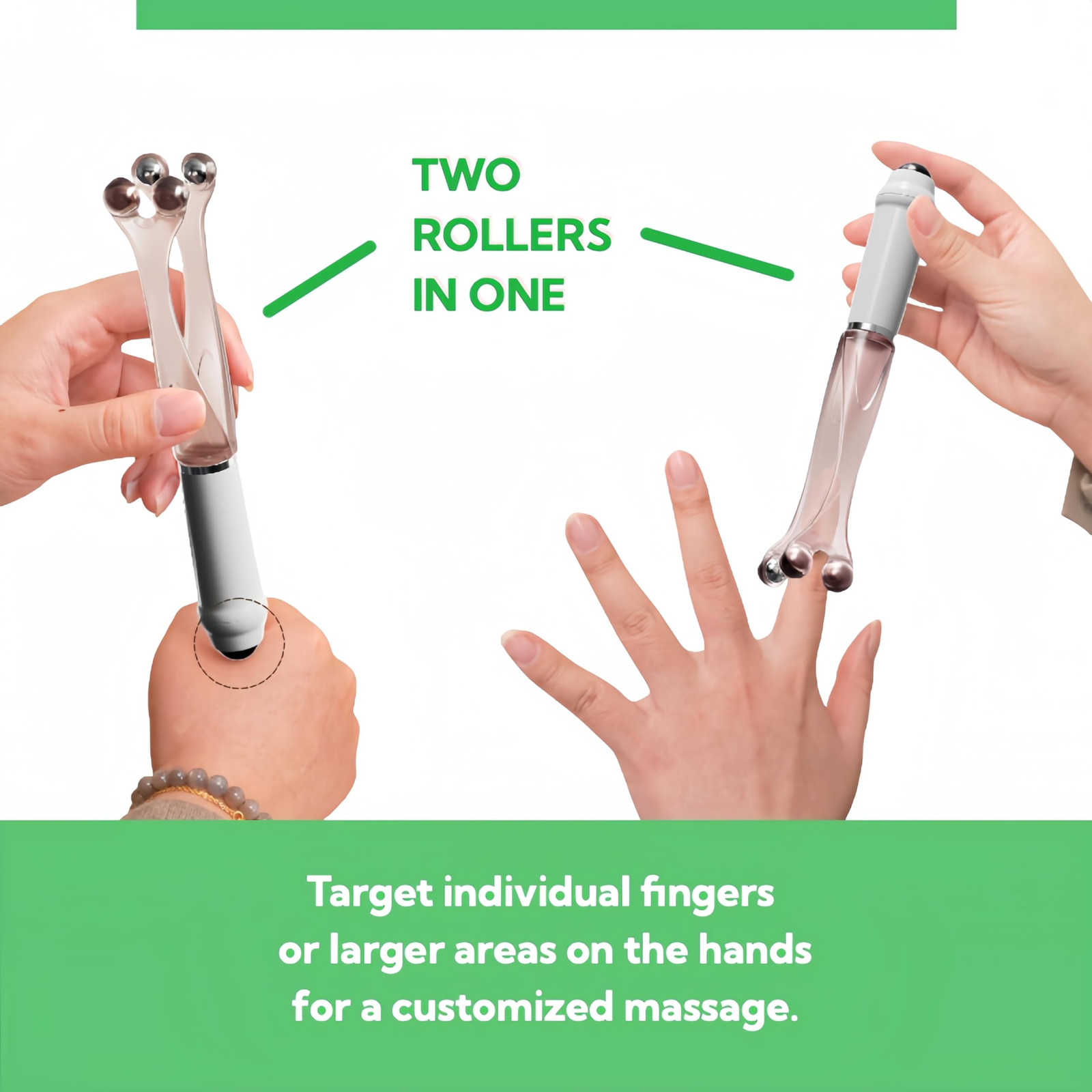 Finger Massager Roller, Hand Massage Tool, Improves Circulation, Relieves Art...
