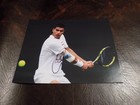 CARLOS ALCARAZ  AUTOGRAPHED TENNIS 8X10 PHOTO W/COA — photo 1