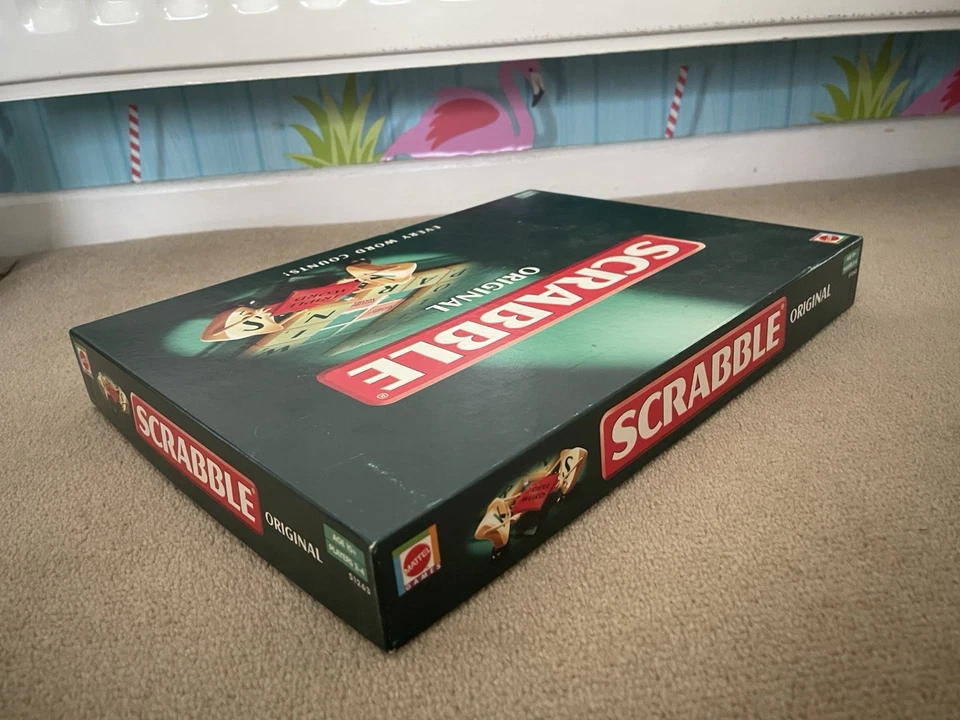 Scrabble Original By Mattel 1999 Complete With All The Right Scoring Tiles - Image 4 of 4