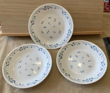 Set of 3 Corelle Provincial Blue Dessert or Bread & Butter Plate 6-3/4" Corning