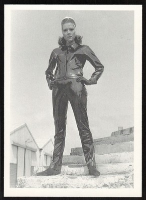 1992 Cornerstone Avengers Plastic Peel Card #23 - Mrs. Peel (Diana Rigg)