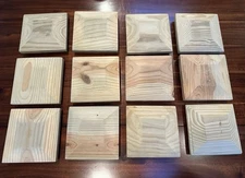 12-5" x 5" Pressure Treated Flat Topped Post Caps-Multi Brands-New Old Stock