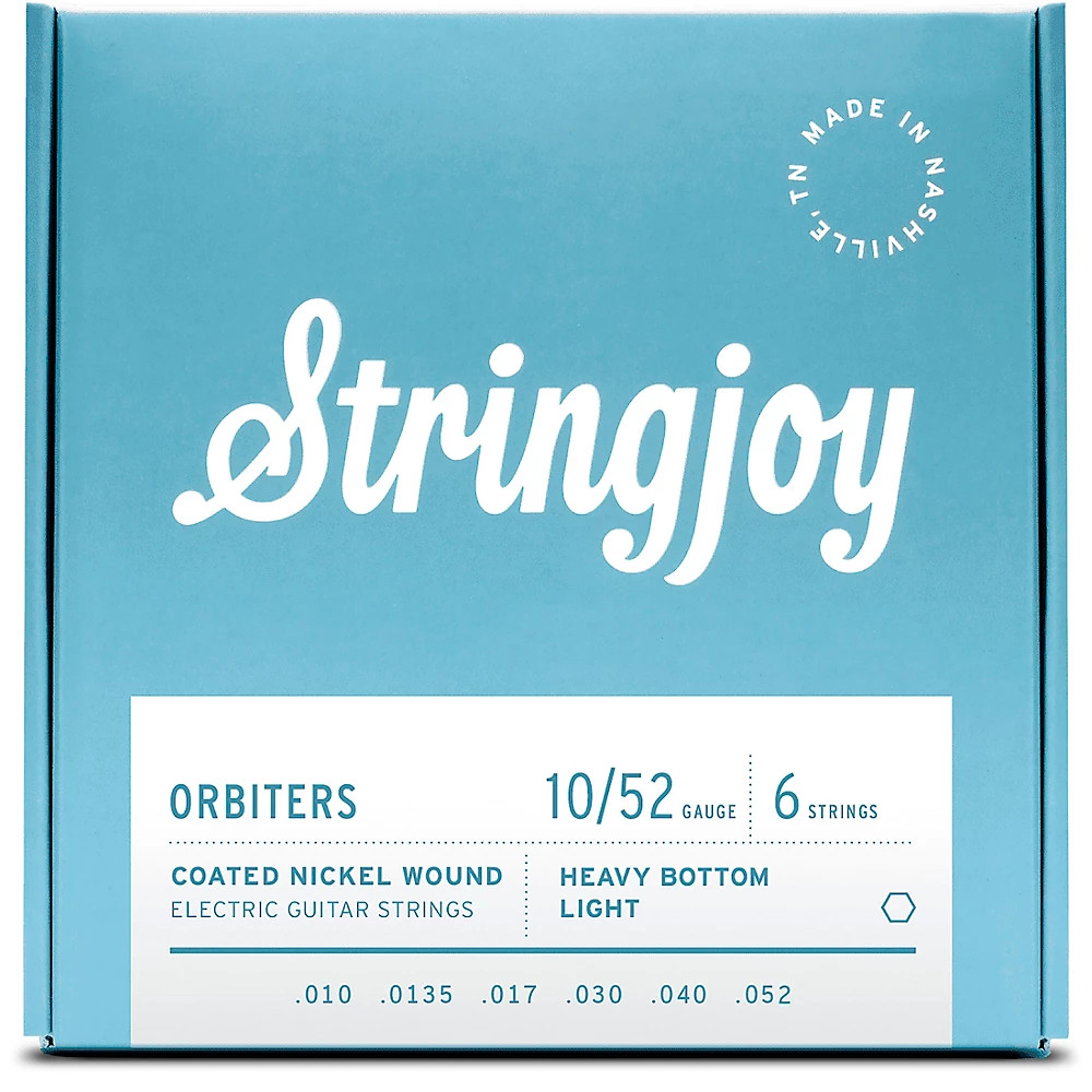 Струны для электрогитары Stringjoy Orbiters с никелевым покрытием и намоткой 10 - 52 3590₽