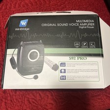 Winbridge S92PRO - Bluetooth Speaker Portable PA with Headset And 2 Mics - New