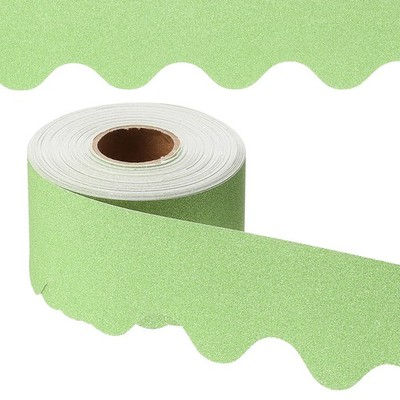 Glitter Bulletin Board Border, 65.6 Feet Poster Chalkboard Cork, Green