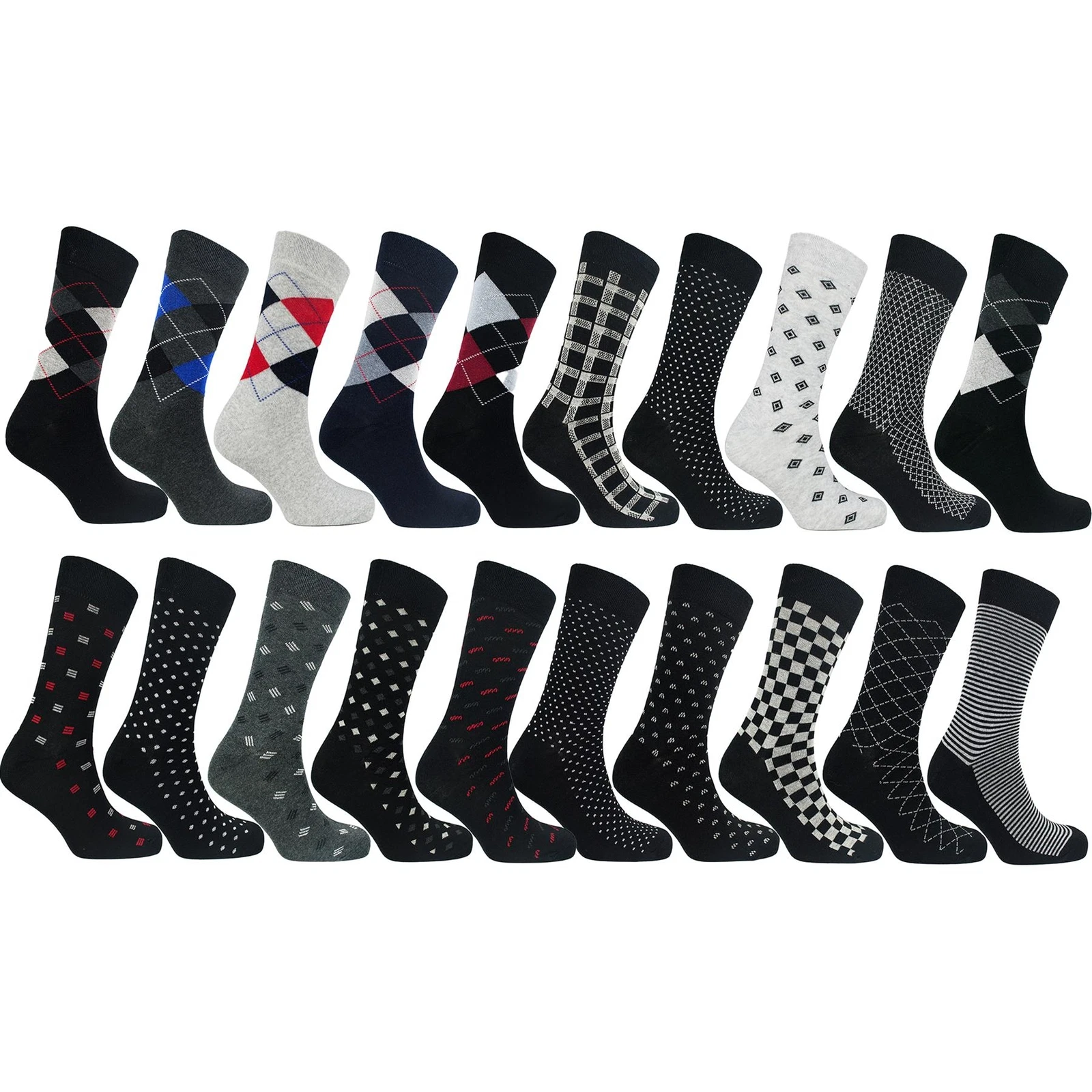 A2Z Mens Socks Pack of 5 Exquisite Cotton Elegance Rich Soft Gift Box Set socks