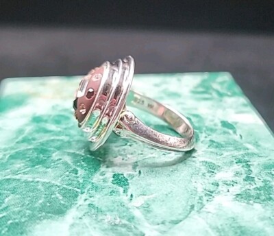 Kameleon Sterling Silber Schmuck Pop Größe 5 Vintage Ring Schmuck 
