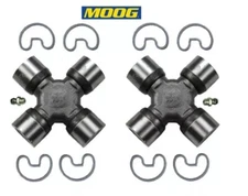 2 Premium Driveshaft Universal Joint Front Center Rear Moog Greasable New