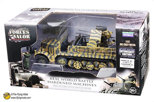 Forces Of Valor 80069 1/32 GERMAN SD.KFZ. 7/1 MIT 2 cm FLAKVIERLING 38 East 1943 - Image 2 of 4