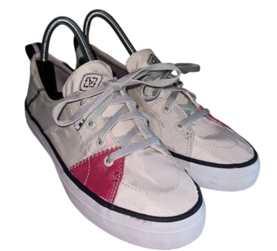 SPERRY CREST VIBE BIONIC Sneaker STS83727 White Pink Green Color Block Size 8