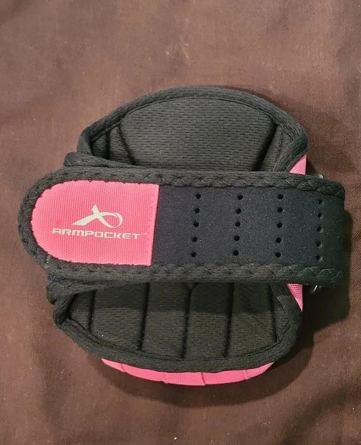 ARMPOCKET Cellphone Pink Armband-Runners Cyclists Sports Hand Free Fits Z Flip - Image 3 of 3
