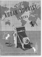 Kodak Tourist Camera Flash Kodamatic Anaston F4.5 Lens Instruction Manual