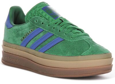 Adidas Gazelle Bold Layers Q Pannel Damen Trainers In Grün EU 36-42
