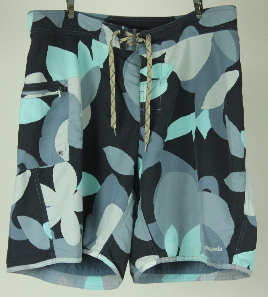 Patagonia Men's Fully Lined Board Shorts/Swim Trunks With Zip Pocket