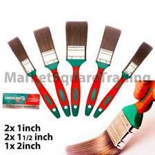 5pc Paint Brush Set Good Quality Decorating Synthetic Bristles Gloss Emulsion