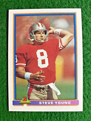 1991 Topps Bowman #485 Steve Young San Francisco 49ers NFL | eBay