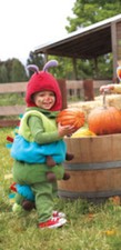 POTTERY BARN KIDS ERIC CARLE THE VERY HUNGRY CATERPILLAR COSTUME 2T-3T/4-6/12-24
