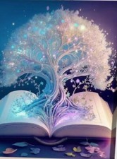 Paint by Numbers Kit for Adults- Book Tree Adult