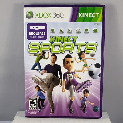 Kinect Sports (Xbox 360, 2010) Manual Tested