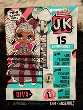 DIVA LOL SURPRISE! JK MINI FASHION DOLL 15 SURPRISES SERIES 1 BRAND NEW 